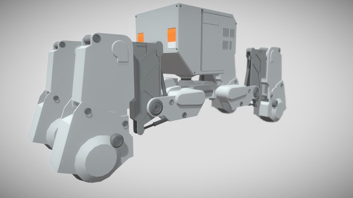 XYZ_DRAFT_PUNK_06_HW_detaildraft_RBT 3D Model