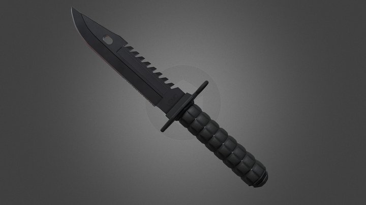 M9 Bayonet Tactical Knife 3D Model