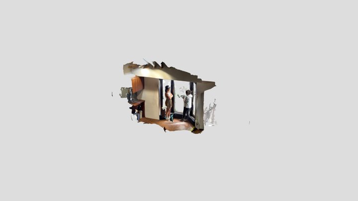 窗邊 3D Model