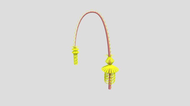 Balinese Penjor 3D Model