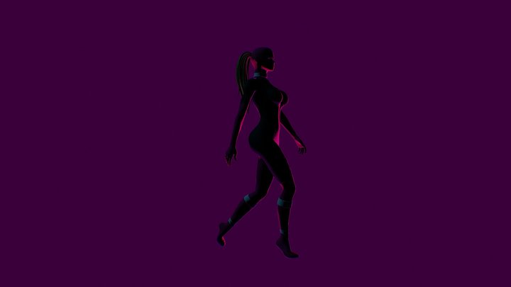 Lady Deadpool - Superhero 3D Model