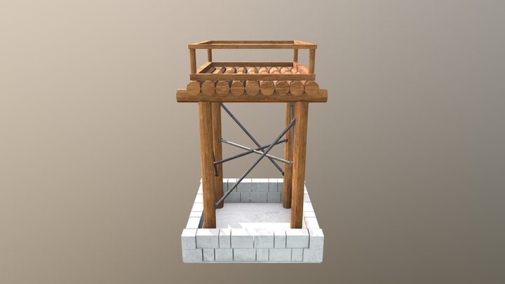 Archer Tower 3D Model