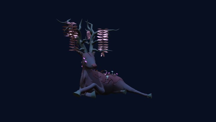 Fantasy Garden - Creature With Animation 3D Model