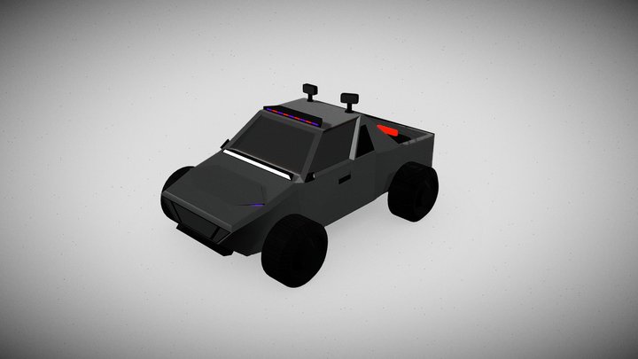 Car Custom - Police Car - Pickup Car 3D Model