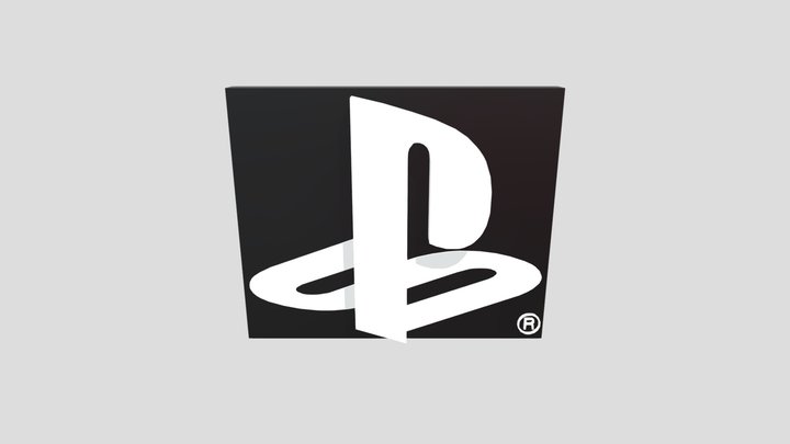 3D Logo Quiz Playstation asset 3D Model