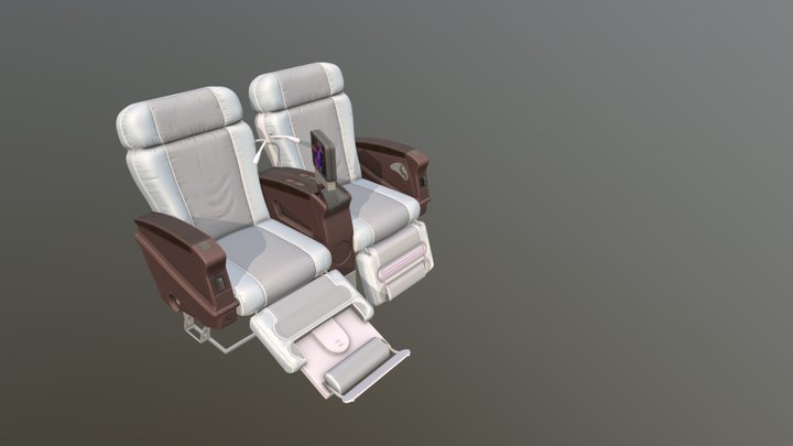 Airplane chair 3D Model