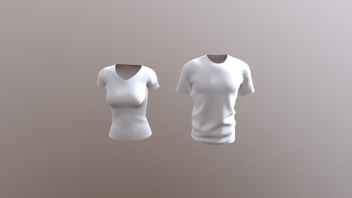 T+shirts 3D Model