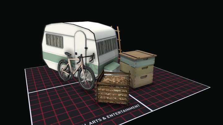 DAE 5 Finished Props - Eco House 3D Model