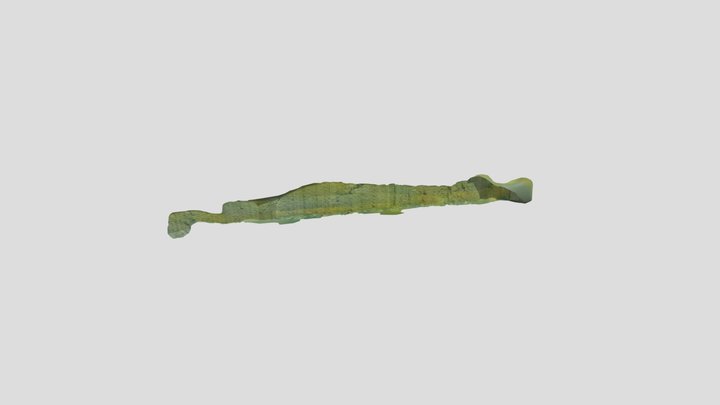 Granite Quarry Wall 3D Model