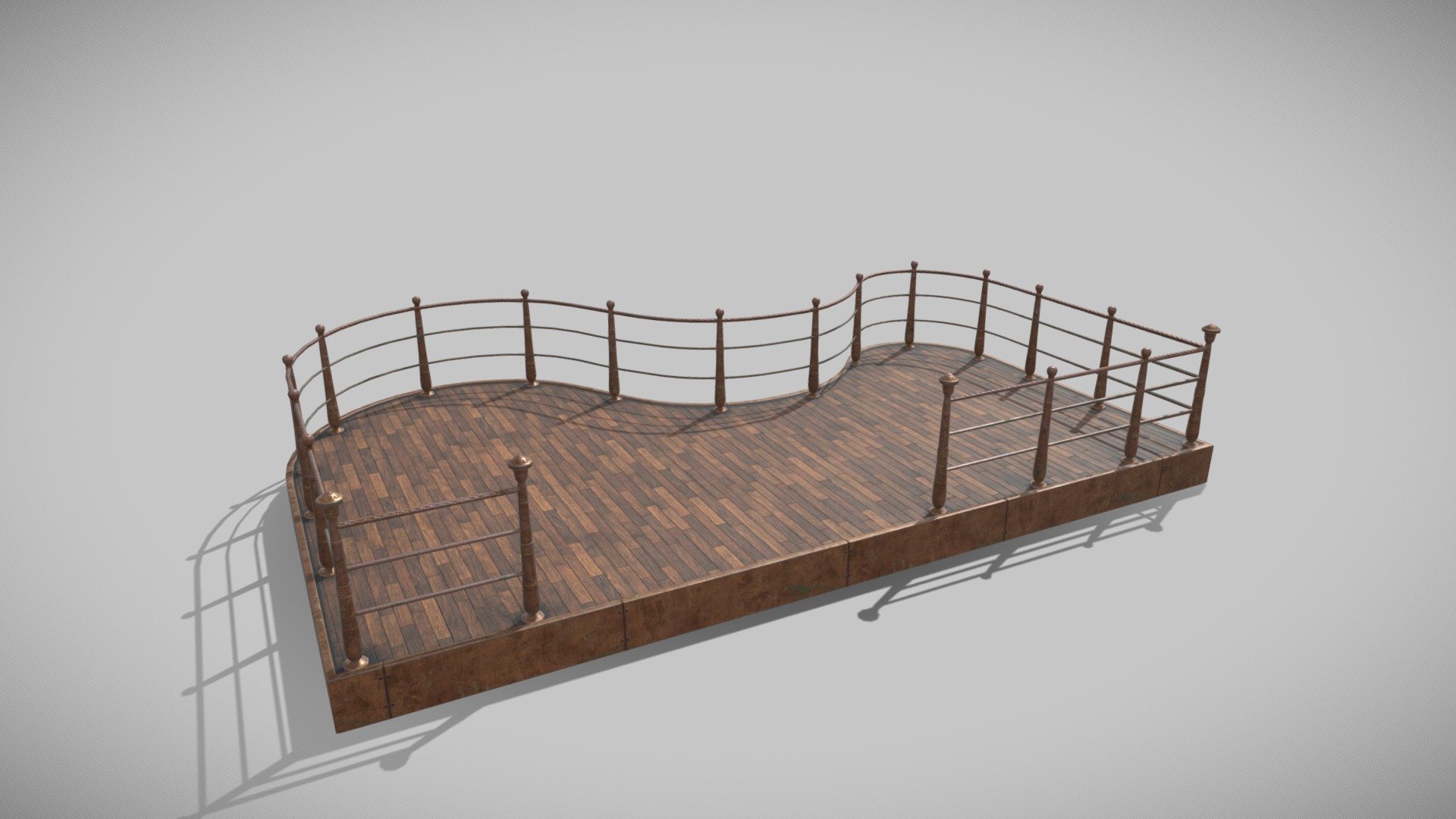 Steampunk floating hall - Download Free 3D model by assetfactory ...