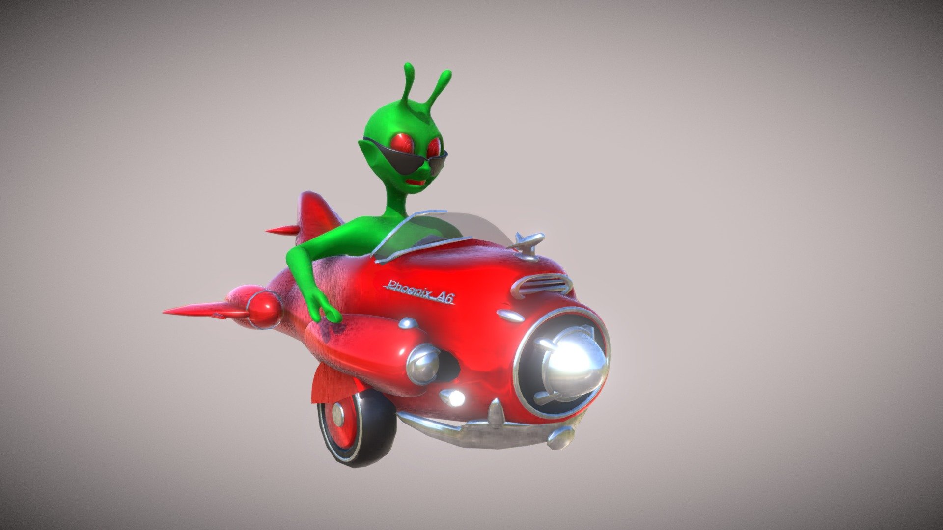 Aliencar2neu - 3D model by markus.pirker1979 [7ad0891] - Sketchfab