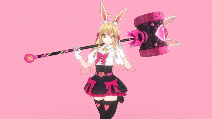 Ruby♥୨୧˙˳⋆﻿様ご確認用❤可愛いガールちゃん#773 Sketchfab