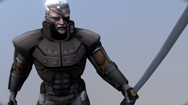 Solidus Snake 3D Model