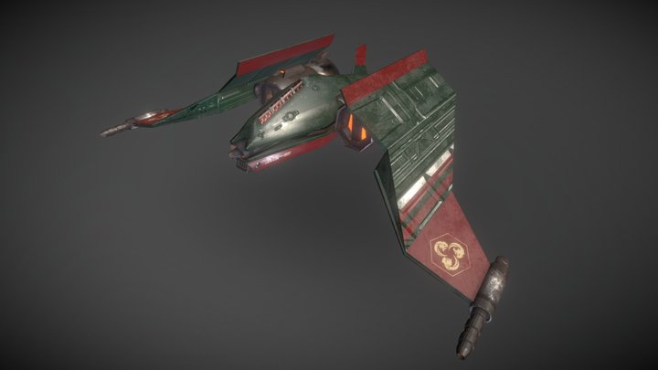 Spaceship_MG-5 3D Model