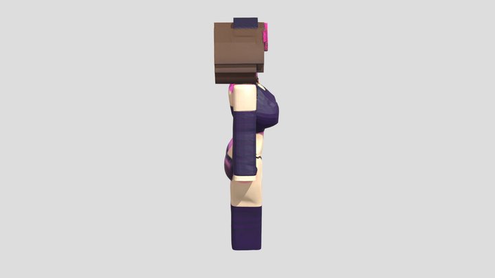 stylized+catgirl+3d+model 3D Model