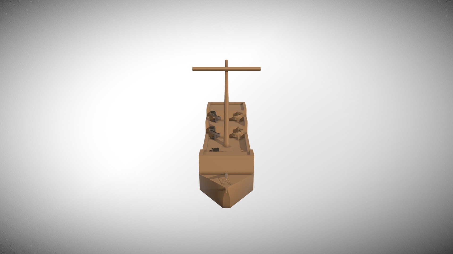 Low Poly Pirate Ship - 3D model by Thozda [7ad2701] - Sketchfab