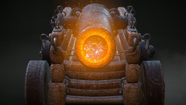 Great medieval defense cannon (3)