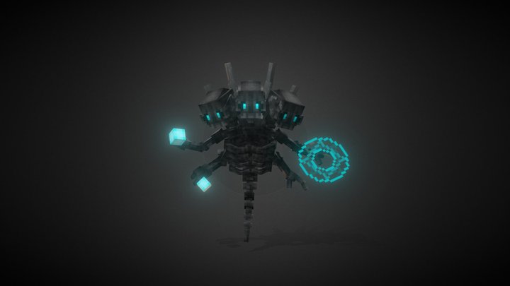 Minecraft Boss - Wither [ SALE ] 3D Model