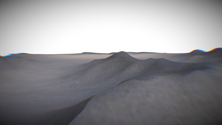 Desert Mountains 2 – Free 3D Model STL