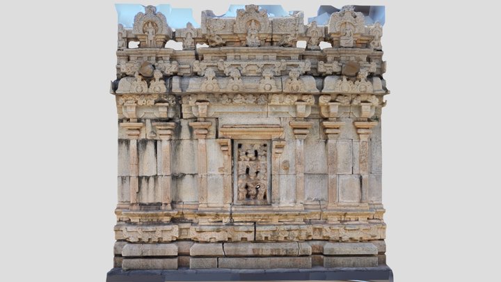 Free - 3D Scan of 9th Century Temple Outer Wall 3D Model