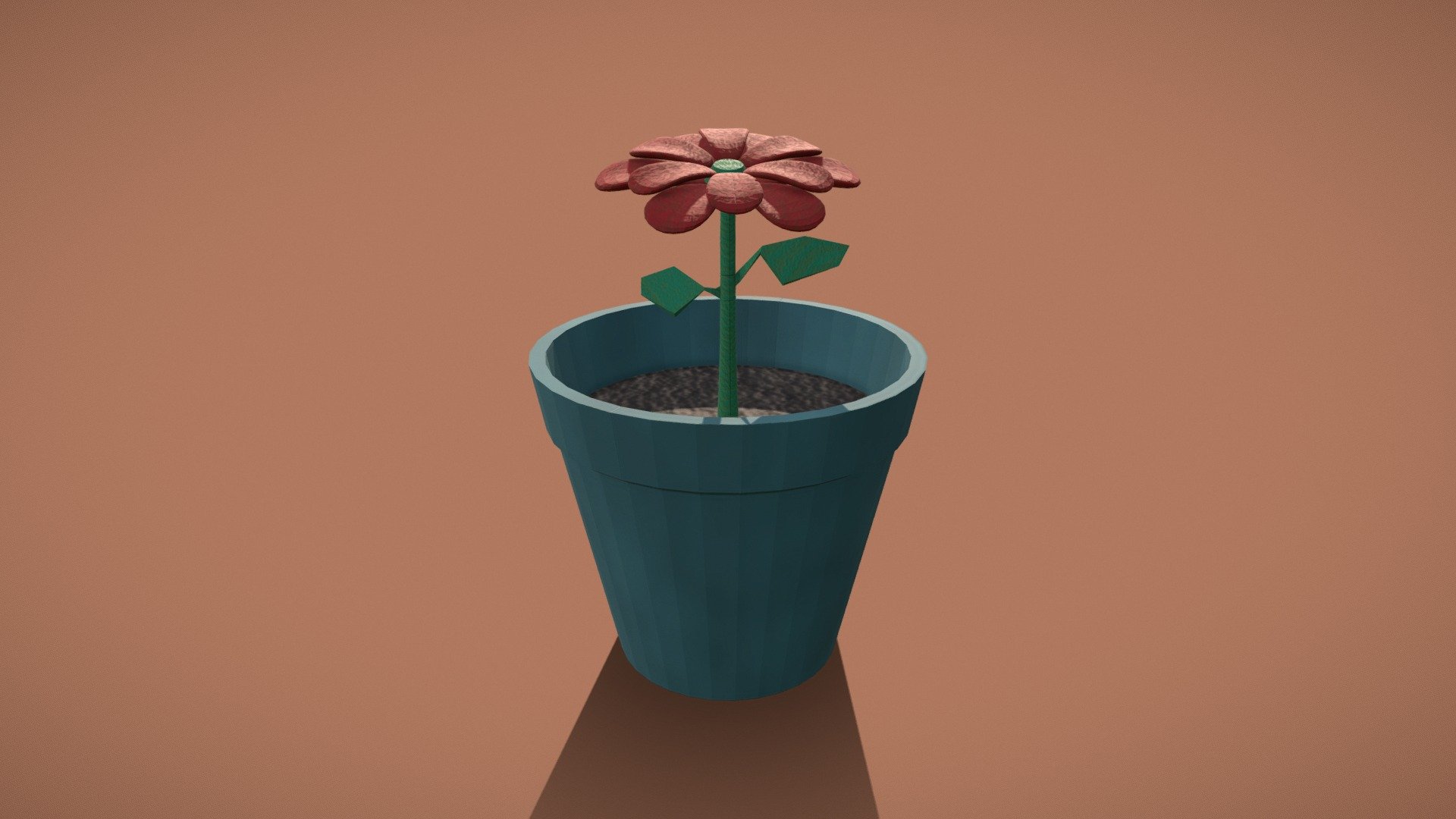 Flower Pot LowPoly