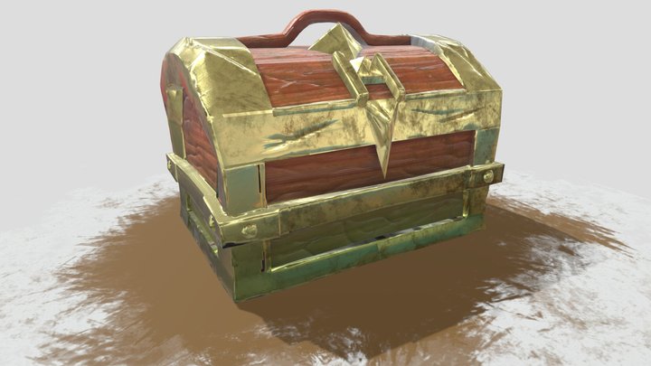 [GameArt 02] TreasureChest 3D Model