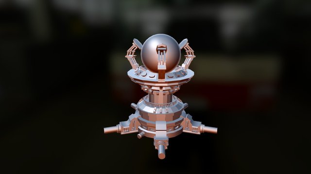 random sci fi structure I made 3D Model