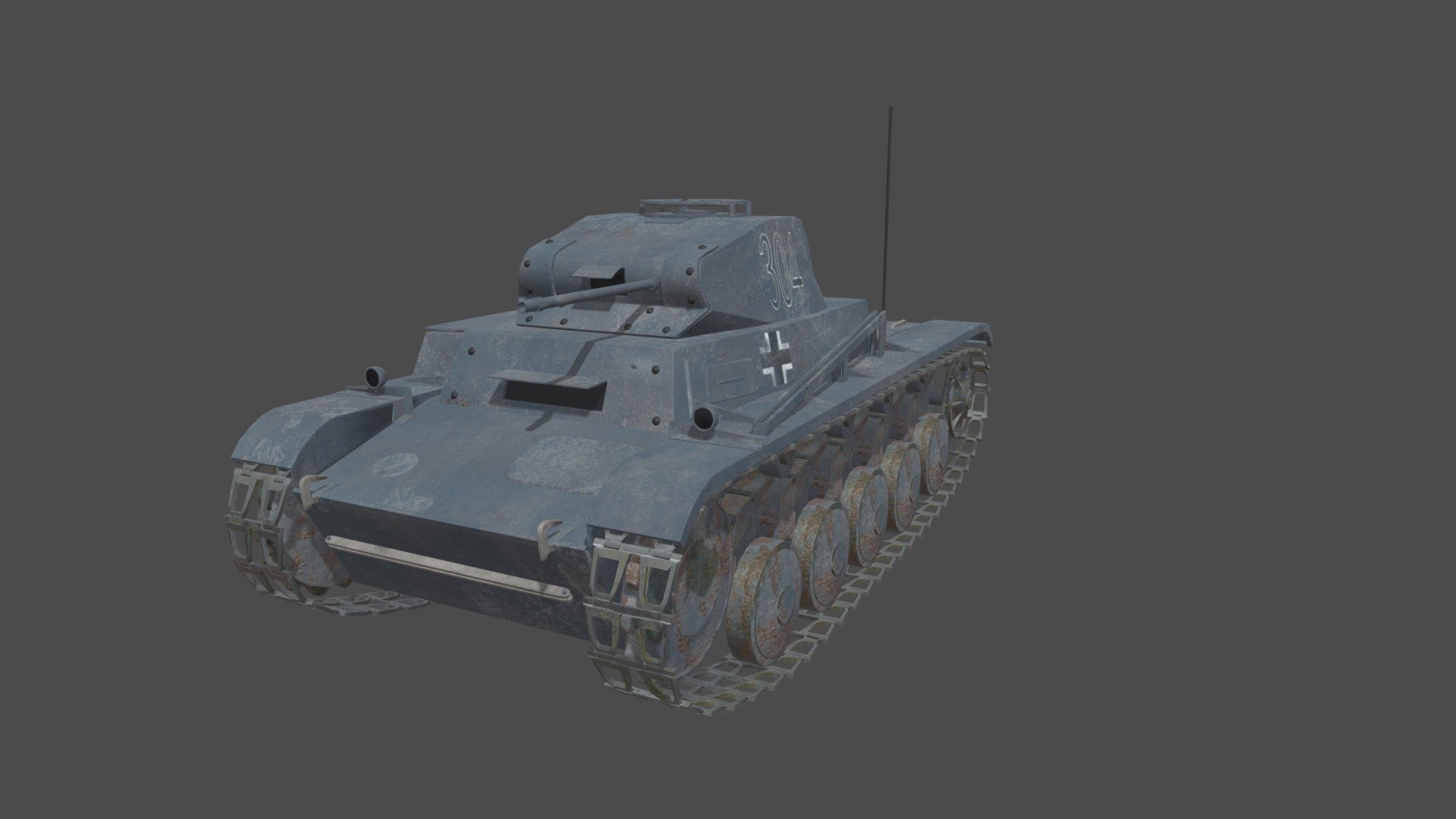 German Tank Model