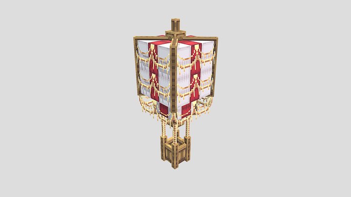 Hot Air Balloon 3D Model