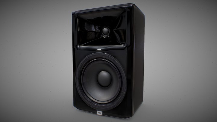 Studio Monitor JBL LSR308 3D Model