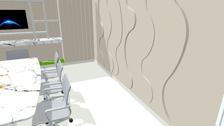 SALA REUNIÃO - CLINICA 3D Model