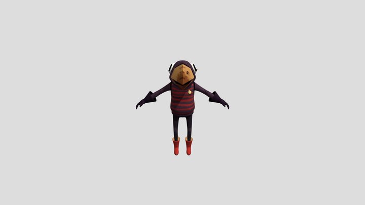 Hello neighbor 2 Guest Kid 3D Model