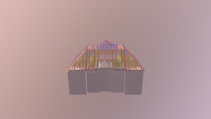 Attic Roof 3D Model