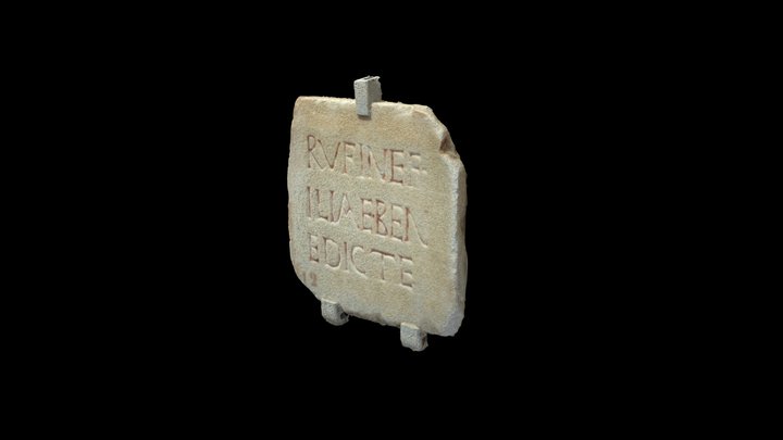 V.14 - Tabellina sepolcrale di Rufina 3D Model