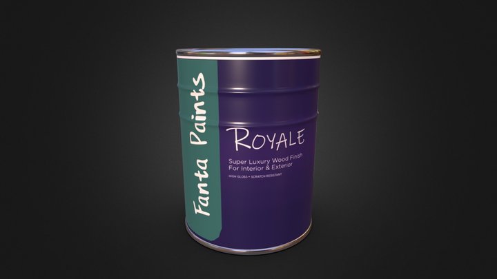 Paint drum 3D Model