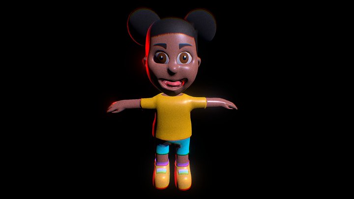 Amanda The Adventurer 3D Model