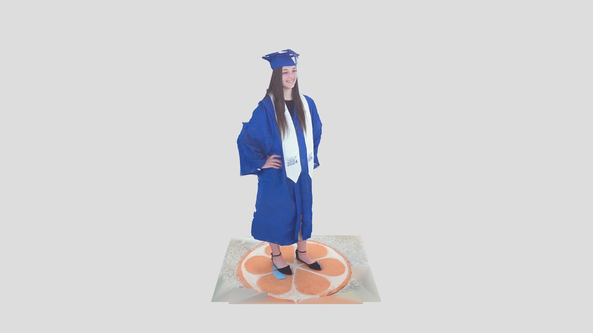 Hailey in Graduation Gown - 3D model by holodeck3d [7adc258] - Sketchfab