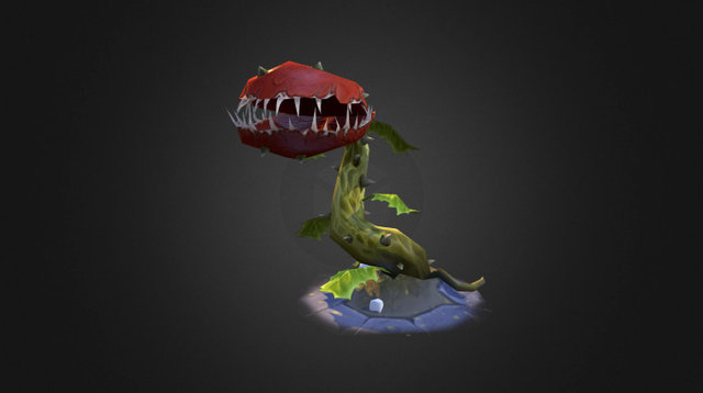Evil Plant Attack 3D Model