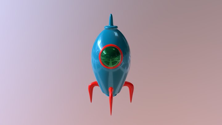 Spaceship From a Tutorial 3D Model