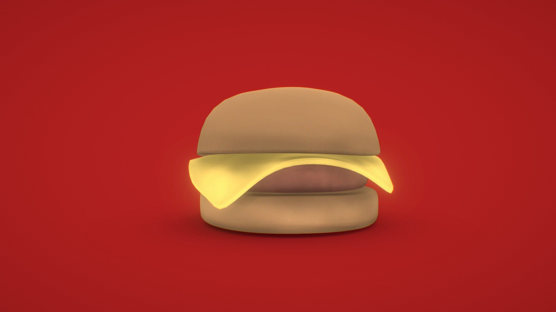 Handpainted Hamburger