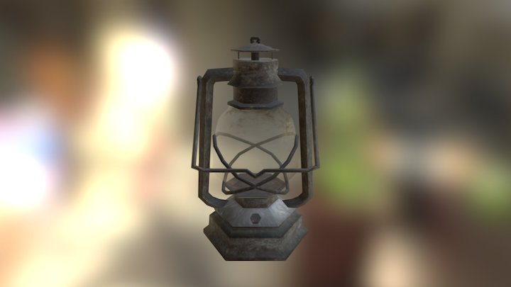 Handheld Old Lamp – Free 3D Model STL