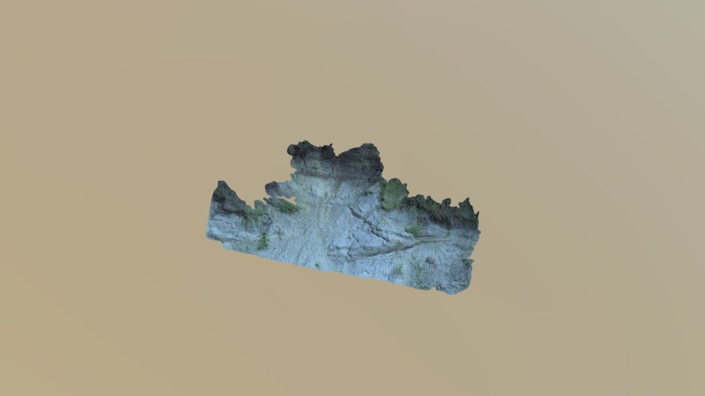 Rock Thing Cleaned Up — Sketchfab embed 3D viewer