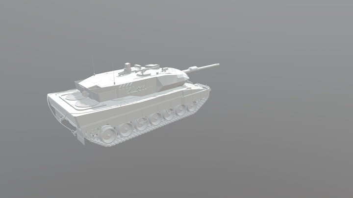 Leopard 2A6 3D Model