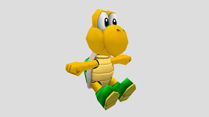 Mario Kart 7 - Koopa Troopa – Modello 3D gratuito STL