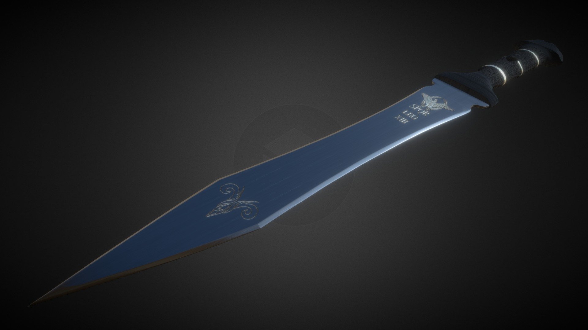 Roman_Gladius - 3D model by z3r0 [7ae2113] - Sketchfab