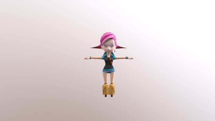 The Wonderful 101 - Wonder Pink 3D Model