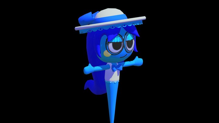 Bluesmurfette-haunting-connie 3D Model
