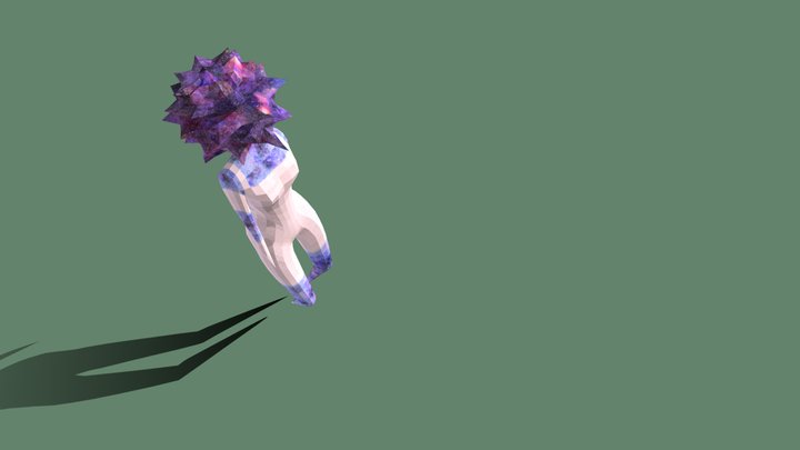 Alice Walk In space V2 3D Model