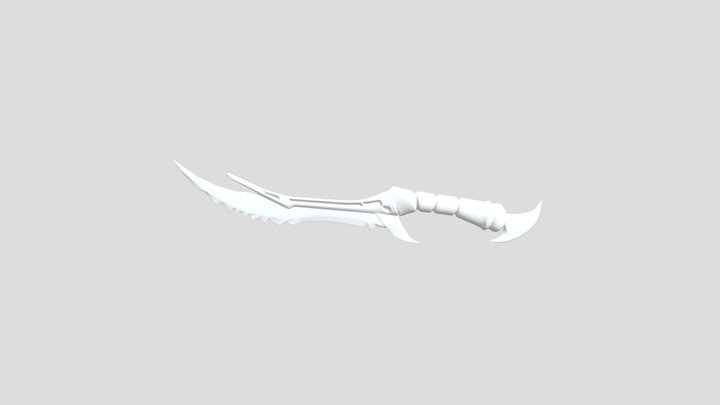 Daedric Dagger 3D Model