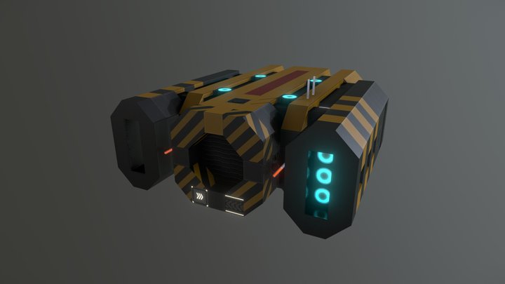 Starmade - UENSA Standard Lifeboat 3D Model